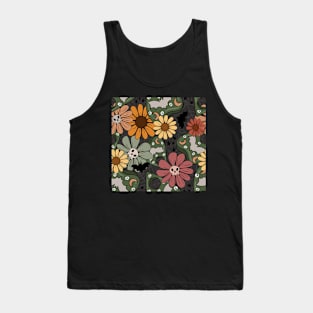 Batty Boho Flower Planchette Tank Top